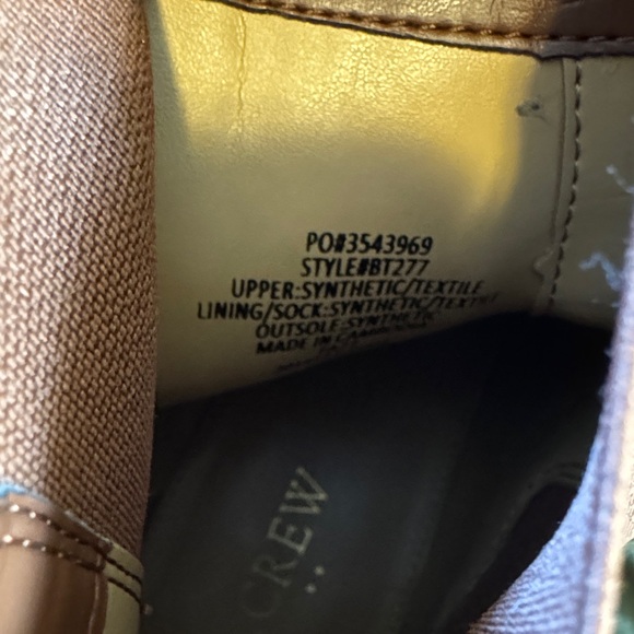 J. Crew Tan Vegan Faux Leather Ankle Boots - Picture 15 of 16